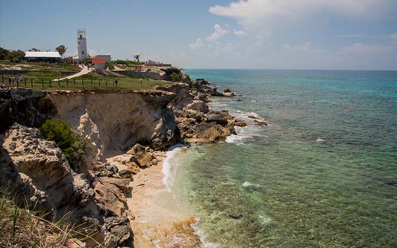 Vista de de la playa Punta Sur 