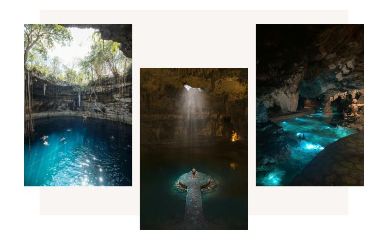 Types of cenotes in Mexico Types of cenotes in Mexico