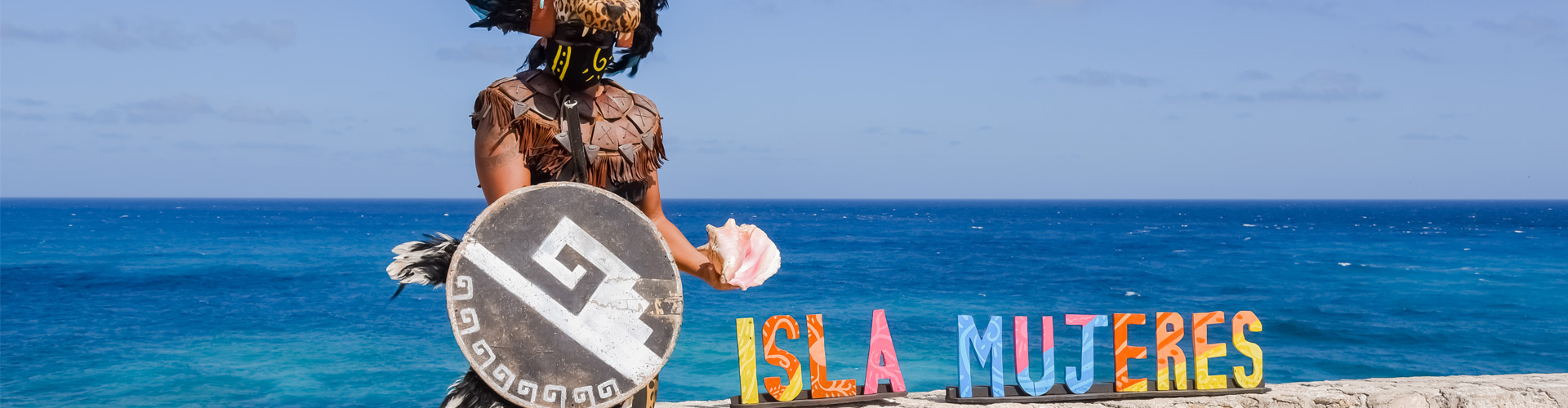 Isla Mujeres welcome sign