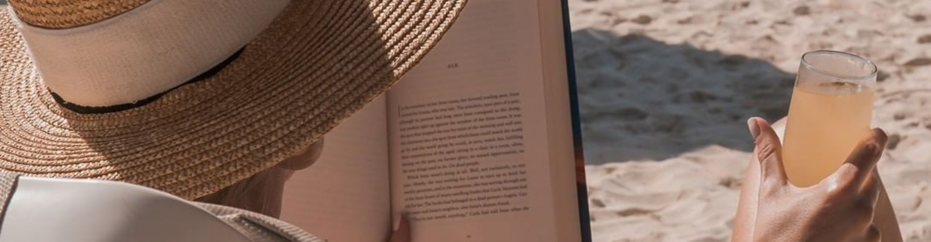 woman reading a book in front of Playa Norte