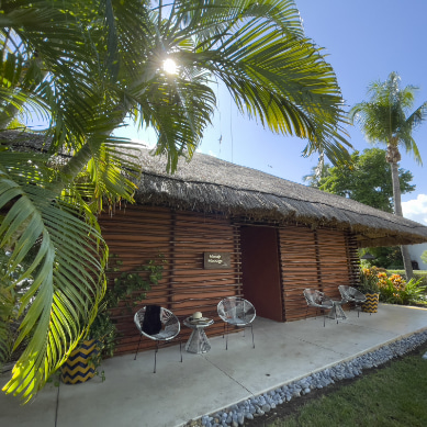 General view of the outdoor area of Mystique Spa